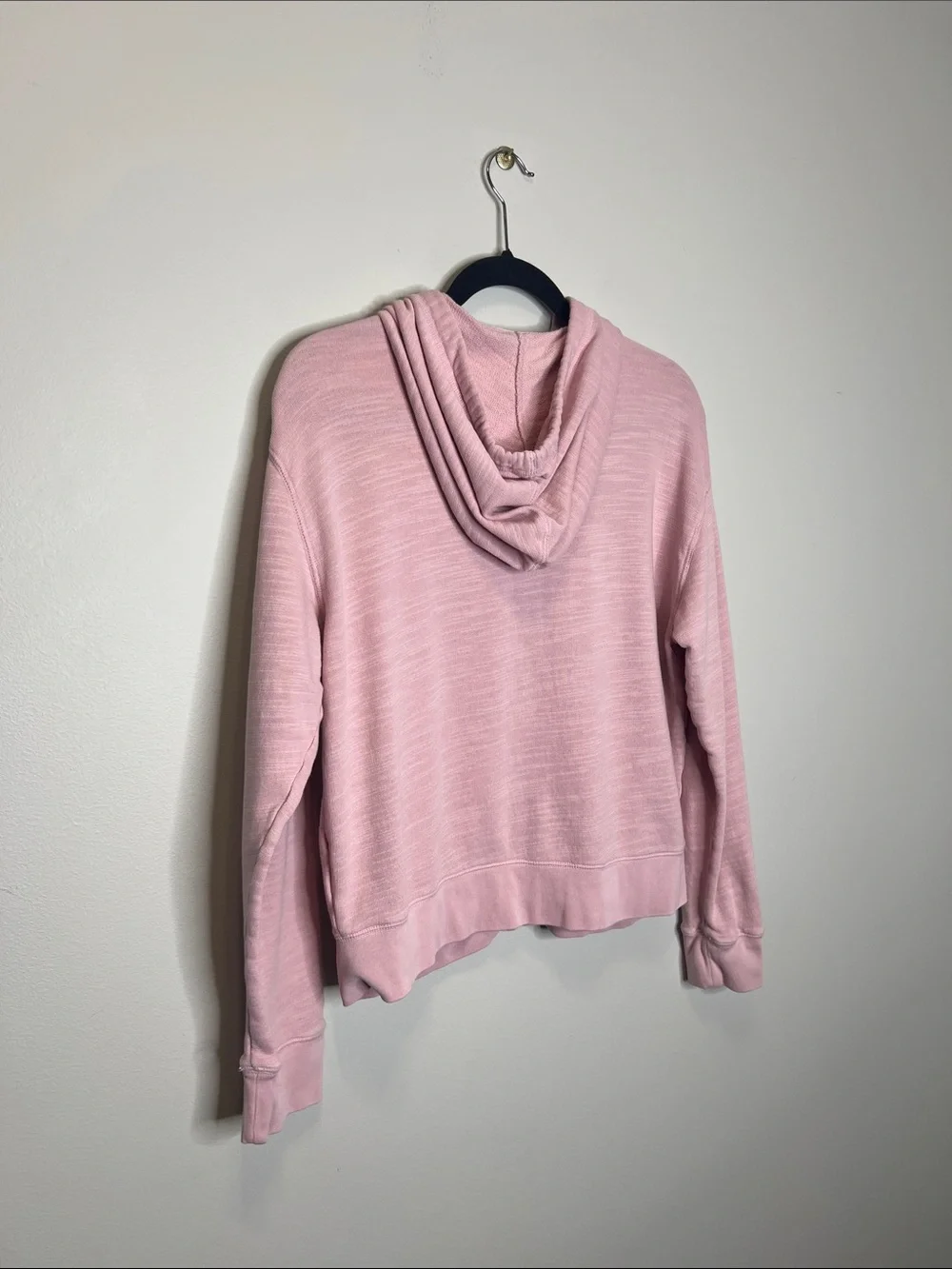 J. Crew Cropped Full Zip hoodie in vintage cotton Terry size Medium